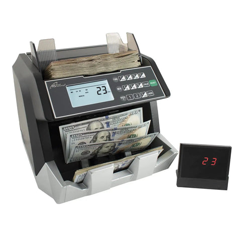 USD Money Counter With Add And Batch Modes For Quick Value Counting And UV, Magnetic, And Infrared Counterfeit Detection