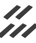 Pack of 5 Rectangle Graphite Block 100x25x5mm High Purity Graphite Electrode Plate for lab furnaces and electrolysis cells