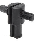 Beefed Up Heavy Duty Motorcycle Steering Neck Bearing Race Remover Tool, black hardened steel, fits 25mm to 40mm inner diameter.