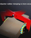 Heavy Duty Stone Lifting Clamps For Smooth Slab Transport On Any Job Site With Adjustable 7 Inch Grips And 716 Lb Capacity shown gripping a box.