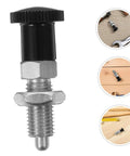 Rock Solid Stainless Steel Spring Plunger With Integrated Reset Mechanism And Precision Fine Thread designed for tough industrial tool work.