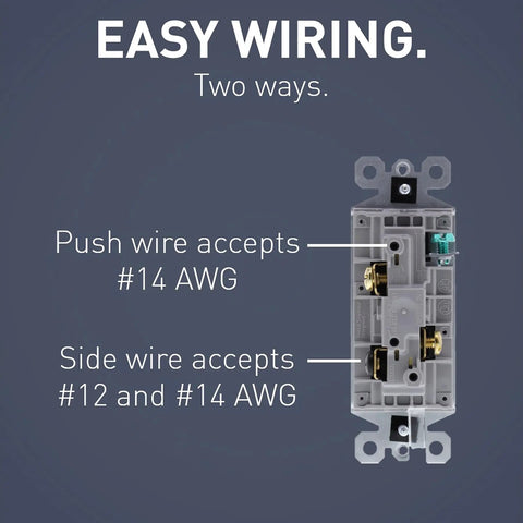 Diagram of Radiant 15 Amp Rocker Wall Switch With Locator Light For Three Way Circuits White Decorator Style showing wiring options.