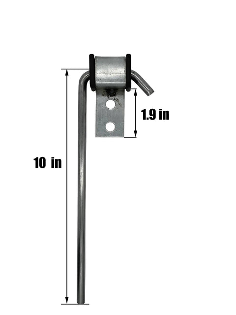 Heavy Duty Exhaust Hanger Rod Weld On Kit Universal Use Exhaust Hanger Eight Piece Set With Three Eighths Inch Rods Ten Inch Length