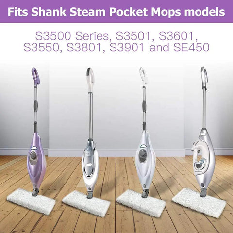 Six Pack Replacement Steam Mop Pads For Shark Steam Pocket Mops Compatible With S3500 Series And Related Models Display
