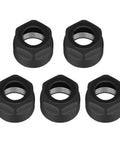 ER16A Collet Nuts Set For CNC Milling And Engraving Machines Hex Clamping Nuts 5 Pieces With M24x1.0 Thread Grade 45 Steel