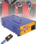 Auto Dent Repair Tool Set With 1000W Induction Heater next to red car being repaired