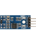 Five Pack Hall Effect Sensor Switch Modules, Linear Magnetic Sensor 3.3V with TTL Digital Output and Analog Output, front view