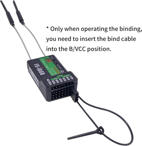 Six Channel 2.4GHz Receiver For Flysky Transmitters PWM PPM iBus AFHDS2A Compatible With FS i6 i6S i6X i4 And More RC Radio Receiver