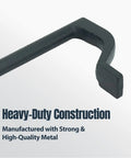 Heavy-duty metal construction for 8 Inch Bench Holdfast Clamps for Three-Quarter Inch Bench Dog Holes and MFT Tables, 2 Pack.