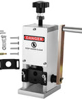 Portable Manual Wire Stripping Machine With Hand Crank For Scrap Copper Recycling 0.06 to 0.98 Inch Wires, shown with tools