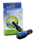 New Upgrade Portable Car Fuel Saver Device Kit For Cars Trucks And Diesel Vehicles Instantly Cuts Gas Costs No Tools Required Easy Plug In 2 Pack Compact Design Fits All Vehicles Delivers Real Gas Savings shown beside packaging