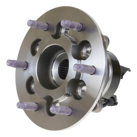Front Left Wheel Bearing And Hub Assembly For 2004 To 2012 Chevrolet Canyon Colorado And Isuzu I350 I370 4WD With Abs Cable, showing bolts.