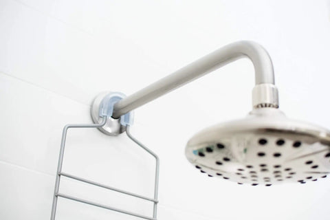 12 Inch L Shaped Shower Arm Extension For Rainfall And Adjustable Showerheads Brushed Nickel Finish Easy Install Extends Reach From Wall