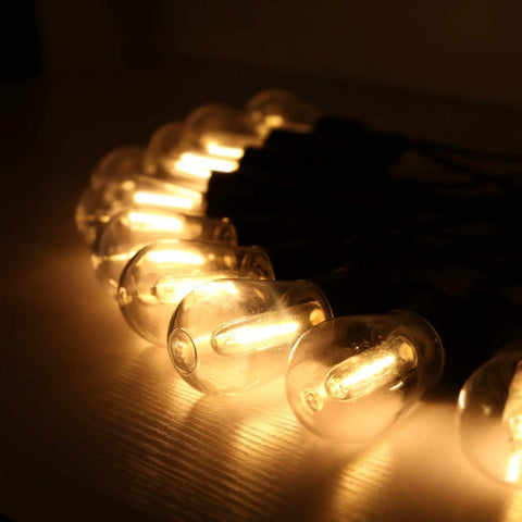 Outdoor S14 LED String Light Bulbs 1.5W Replacement Pack, Shatterproof And Waterproof IP65, Durable Safety Plastic Bulbs