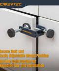 Drawer Front Installation Clamps Adjustable Cabinet Face Clamp Set for Quick Mounting and Precise Alignment in Woodworking