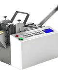 GFJYKDL Automatic Heat Shrink Tube Cutter With Electric Fiberglass Sleeving, features a digital display and control panel.
