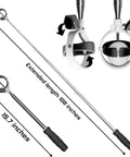 Telescopic Golf Ball Retriever With Spring Release Head And Locking Clip Water Resistant Grabber Tool For Easy Ball Retrieval
