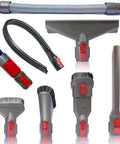 Set of 7 versatile vacuum attachments compatible with cordless vacuum models V7 V8 V10 V11 V15 for deep cleaning pet hair dust removal.