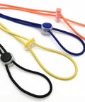 30 Pack Adjustable Button Spring Buckles Plastic Rope Locks With Toggle Fasteners Go To DIY Gear Multi Purpose Snap Joints For DIY Projects And Clothing, Fits Hoodies Sweatpants Jackets Backpacks Five Random Colors; assorted looped cords