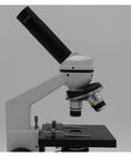 Side view of 1600X Magnification Biological Microscope For Students, Kids, And Beginners with 4X-40X objective lenses; HD clarity design.