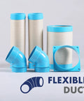 Flexible duct components for Heavy Duty Mobile Spot Cooler With Twin Duct For Indoor And Outdoor Use 10236 BTU Pro Grade R32