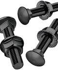 25 Piece M5 Carriage Bolt And Flange Nut Set, Stainless Steel 304 Rust Resistant Fasteners For Agricultural Equipment Storage Racks And Furniture Assembly, Non Slip Grip And Heavy Duty Security