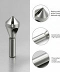 4-Piece HSS Deburring Tool Set For Metal Finishing And Chamfering Versatile Chamfer Cutter Kit For Hole Edges And Sheet Metal This Pro Grade Gear