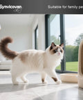 Heavy Duty Entryway Sticky Floor Mats That Crush The Mess Dust And Dirt Trapper For High Traffic Doorways And Pet Friendly Homes Quick Peel Rolls For Spotless Surfaces with a cat in a bright room.