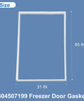 Upgraded 5304507199 Freezer Door Gasket For Frigidaire Fridge Replacement For 216522312 216522313 AP6037262 PS11770643, 65x31 In