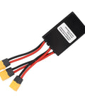 Premium Aluminum Alloy Heavy Duty Dual Battery Pack Switch Balancer with XT60 plugs and connecting wires for EV upgrades.