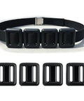 4 Pcs Scuba Weight Belt Set With Coated Lead Blocks And Nylon Belt, 2.2 Lb Total Weight, Dive Weights For Free Diving, Spearfishing