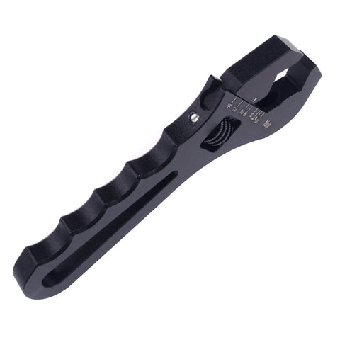 Adjustable Aluminum Fitting Wrench For AN Hose Fittings 3AN Through 16AN Ultra Lightweight Spanner Tool Built For Tight Engine Bays No Guesswork
