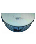 Top view of Area Wall Cover For Plastic Or Metal Walls, 37 Inch Wide By 16 Inch Projection, Heavy Duty Load Bearing Over 500 Lbs, No Fuss Install, Fits Window Wells 75204.