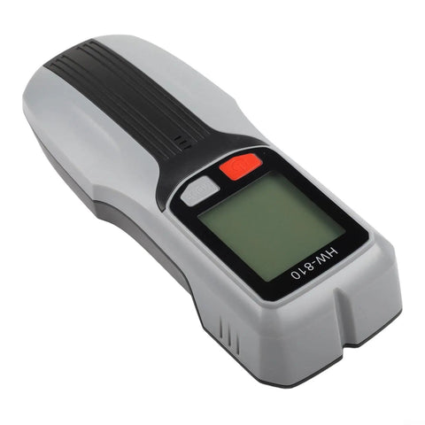 Multi-Mode for stud Finder 38mm Deep Wood Metal Scan Multi-Mode(Gray) shown from an angled top view with buttons and display.