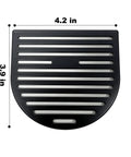 Replacement Drip Tray Platform For Compatible Coffee Makers With Stable Mug Support, Spill Proof Countertop Protection, Black