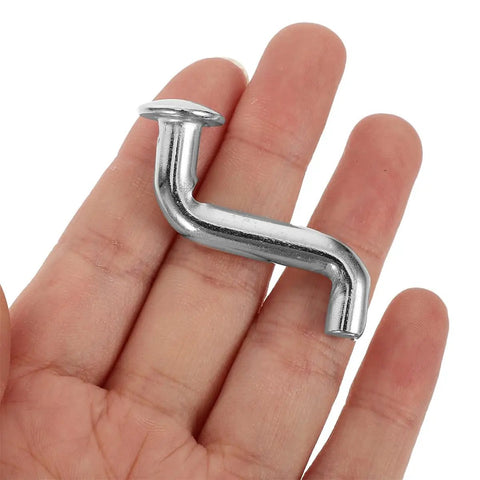 50 Piece Heavy Duty Safety Drop Pins For Pallet Rack Shelving With No Sweat Setup Metal Beam Clips And Tough Warehouse Storage Braces That Keep Industrial Racks Locked Down Tight Always
