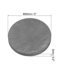 Round Graphite Block Disk Ingot Pro Grade Heavy Duty High Purity Graphite Electrode Plate Sheet 50 By 5 Mm