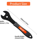 13mm carbon steel wrench from 4 Piece Bike Cone Wrench Set For Precise Wheel Hub Adjustments 13mm 14mm 15mm 16mm Pro Shop Tool