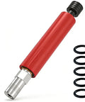 Red Grease Fitting Cleaning Tool No More Clogged Zerks Zerk Buster with silver tip and black O-rings for machinery