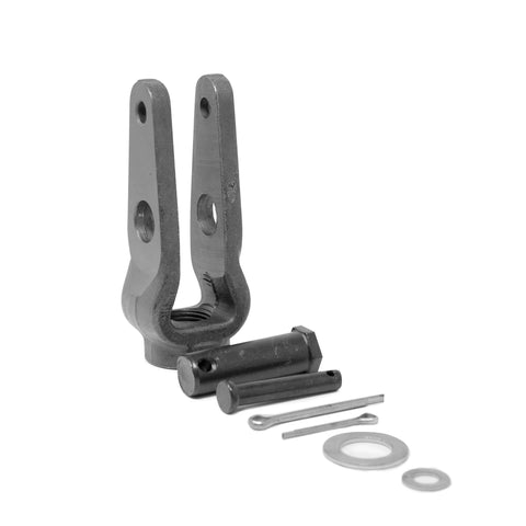 Image of Long Stroke Slack Adjuster Clevis Kit for Air Brake Chambers with 5/8-18 Thread, Meritor style, components shown