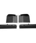 Cadillac Seville Front Bumper Filler 4 Pieces Black Plastic Fits 1980 1981 1982 1983 1984 1985 Restore Gap Repair Damaged Bumper