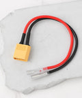 XT60 Male To 4mm Bullet Female Power Cable 14cm 18AWG RC Battery Lead for Heng Long 1/16 Tanks