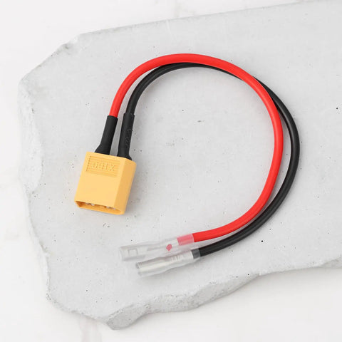 XT60 Male To 4mm Bullet Female Power Cable 14cm 18AWG RC Battery Lead for Heng Long 1/16 Tanks