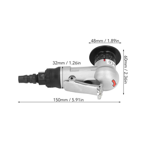 Mini Pneumatic Chamfering Machine For 45 Degree High Precision Blade Type Air Beveling With 30K Rpm Speed, handheld tool with adjustable airflow.