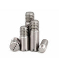 Ten Pack M6 M8 M10 304 Stainless Steel Solid Dowel Pins With Slotted Head For Easy Installation And Precise Alignment 20mm Length