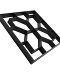 Walkway Concrete Stone Mold, 40cm Pattern Stepping Stone Paver, Reusable ABS Form for Patio and Garden Pathways, side view