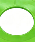 Straight Up Top Tier Bowling Ball Sanding Pad Holder Two Pack Ergonomic Polymer Stand top view of green sanding pad holder