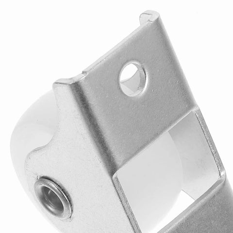Four Piece Fixed Caster Wheels For Furniture And Cabinets, Durable Non Swivel Polypropylene Rollers designed for tool-free mounting.