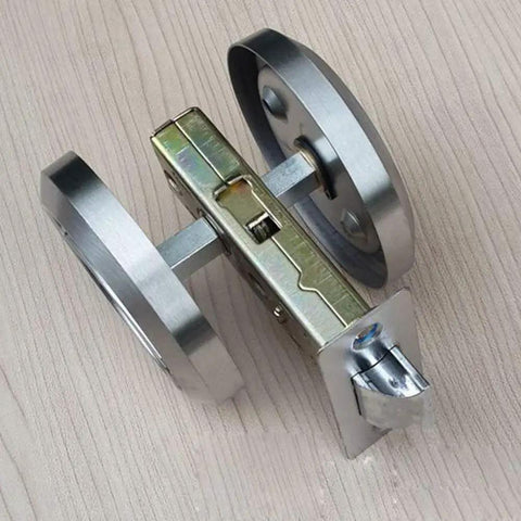 Stainless Steel 304 Hidden Cup Door Lock Kit With Privacy Latch Doorknob Ring And Pull Handle For Sliding Doors And Furniture