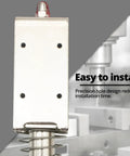 Push Pull Solenoid 12V 2A With 65N Force, 20mm Stroke Electric Lifting Magnet showing easy installation design
